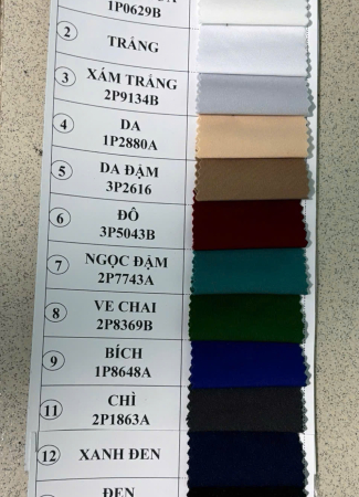 BẢNG MÀU 2 DA 4 CHIỀU