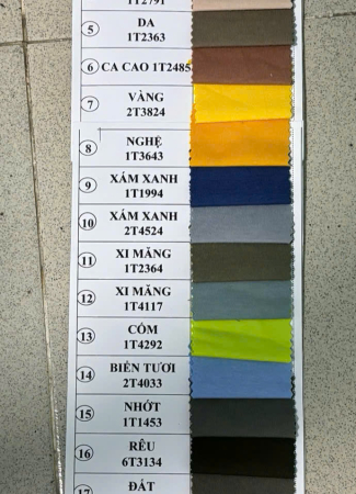BẢNG MÀU TICI
