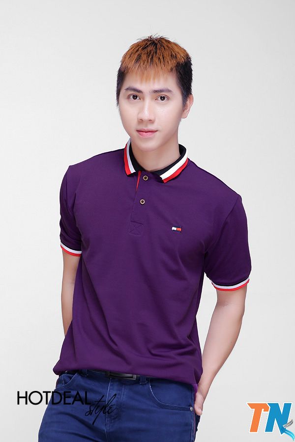 áo polo vải cá sấu poly