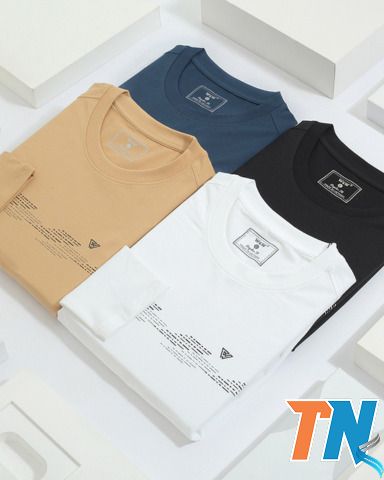 áo thun CVC, cotton 65/35