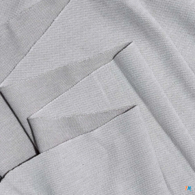 Vải Cá Sấu CVC Màu Xám – Mềm Mịn, Cao Cấp & Ứng Dụng Đa Năng | Vải Thanh Nga