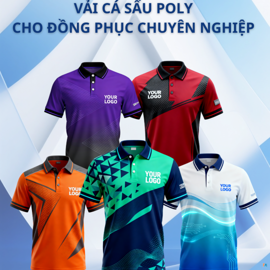 Áo Polo Cá Sấu Poly – Bộ Sưu Tập Nhiều Màu Sắc Cho Đồng Phục Chuyên Nghiệp