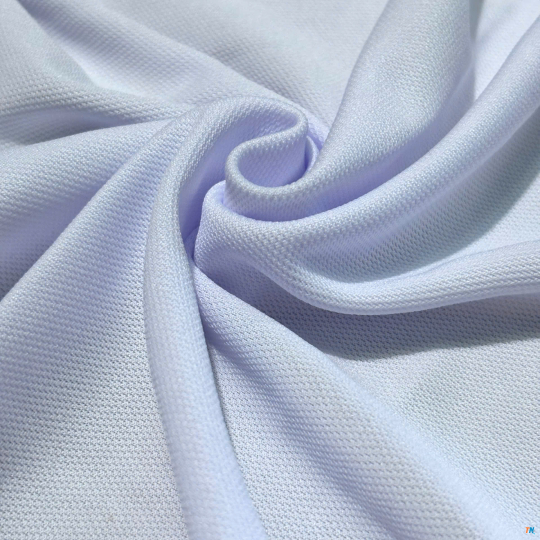 VẢI CÁ SẤU MÈ MÀU TRẮNG LẠNH (TRẮNG HƠI XANH) | VẢI THANH NGA