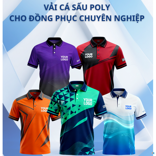 Áo Polo Cá Sấu Poly – Bộ Sưu Tập Nhiều Màu Sắc Cho Đồng Phục Chuyên Nghiệp